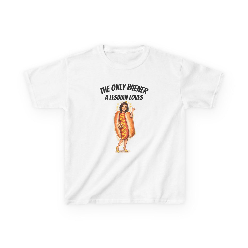 Bronwyn Newport Hot Dog Illustration Kids' Tee