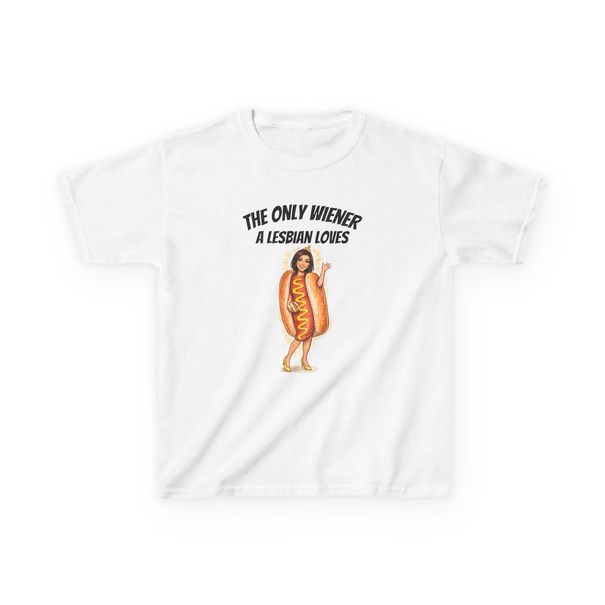 Bronwyn Newport Hot Dog Illustration Kids' Tee