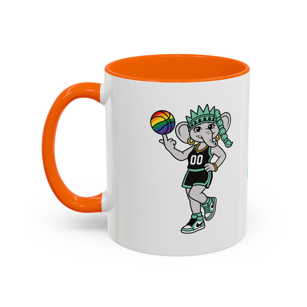 Big Ellie New York Liberty Basketball Coffee Mug — 11/15oz