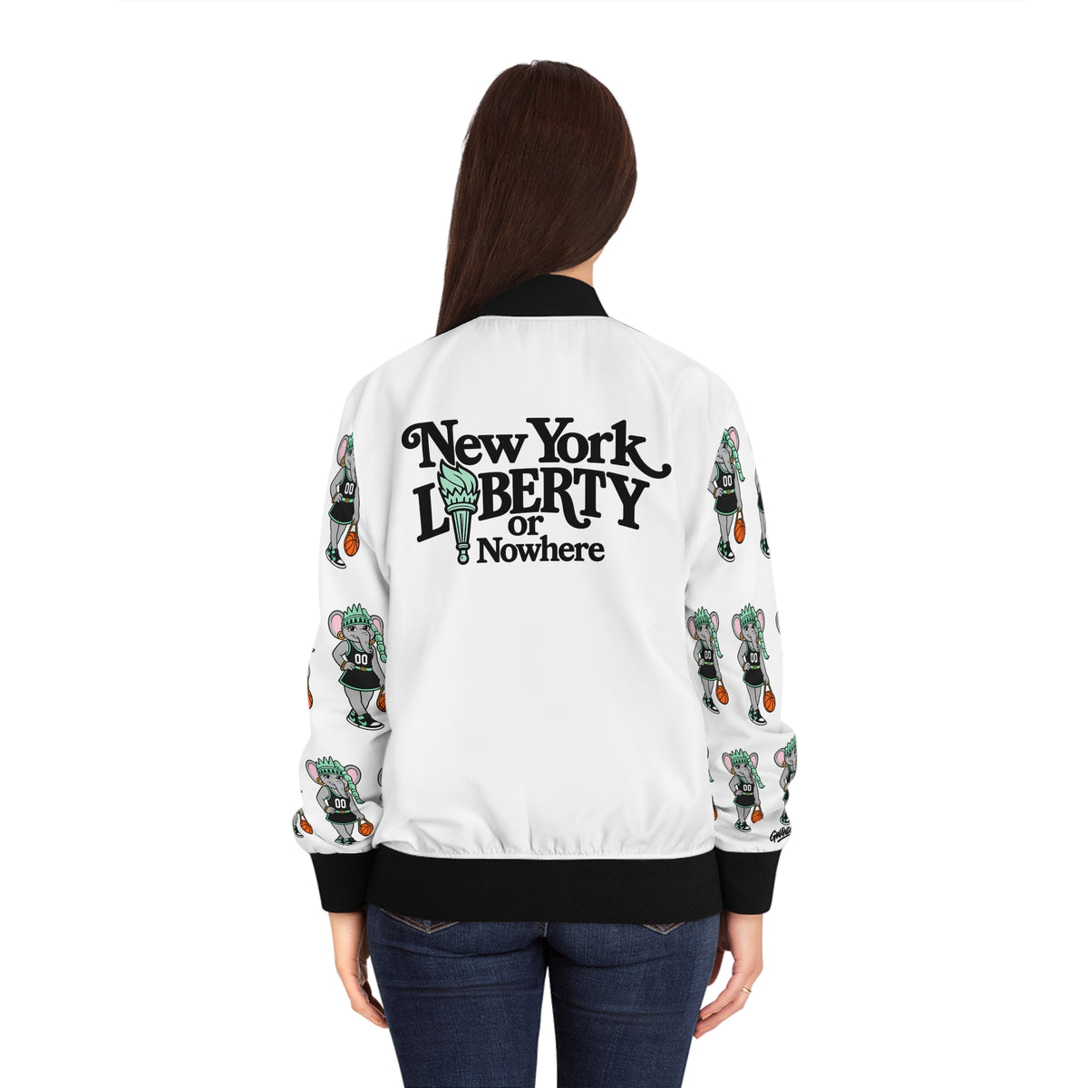 Big Ellie Windbreaker Bomber Jacket — Liberty or Nowhere New York