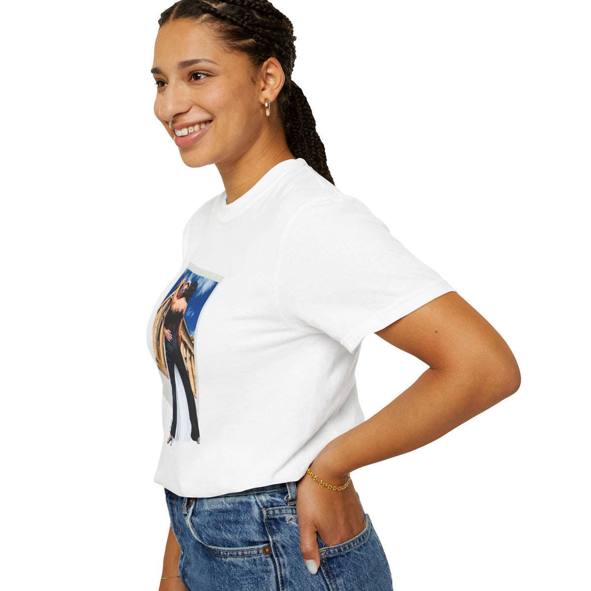 Retro Polaroid 2 Girls in Athens Vintage Graphic T-shirt LGBTQ