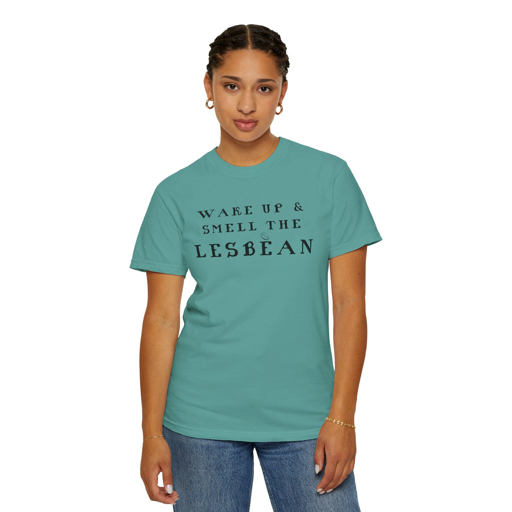 Lesbean T-Shirt — "Wake Up & Smell the Lesbean" Gay Pride Tee