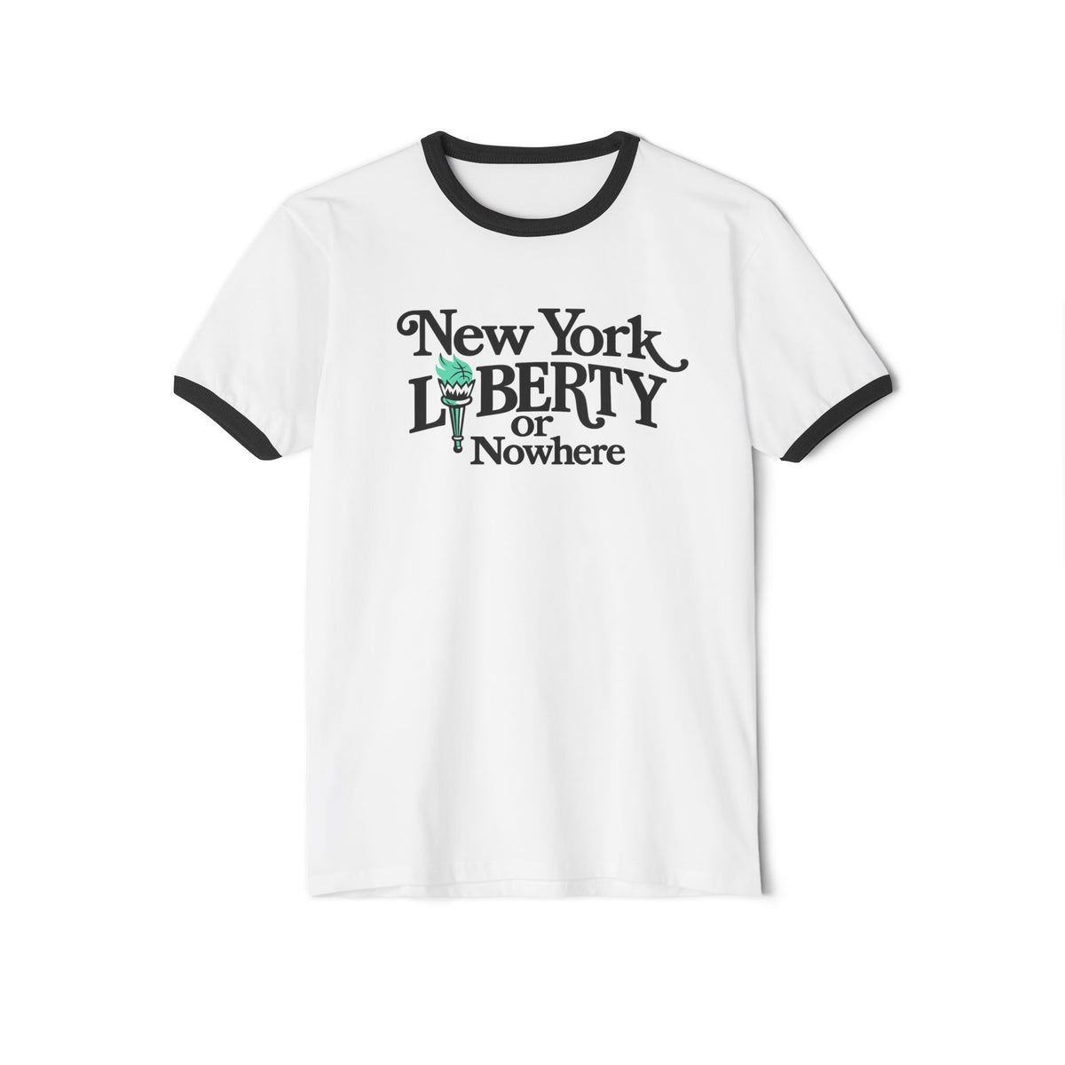 Liberty or Nowhere Basketball Ringer Tee - Ellie Elephant