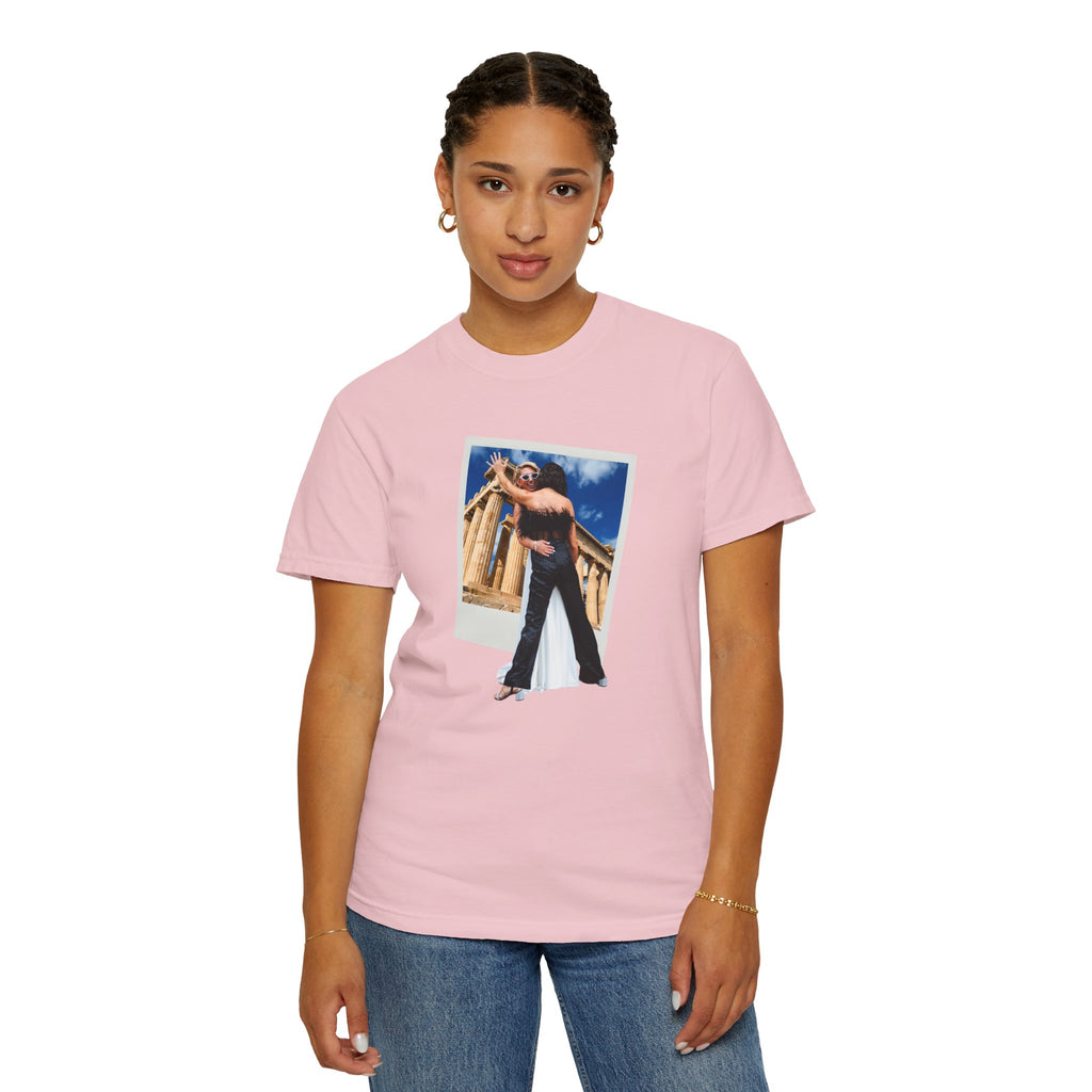 Retro Polaroid 2 Girls in Athens Vintage Graphic T-shirt LGBTQ