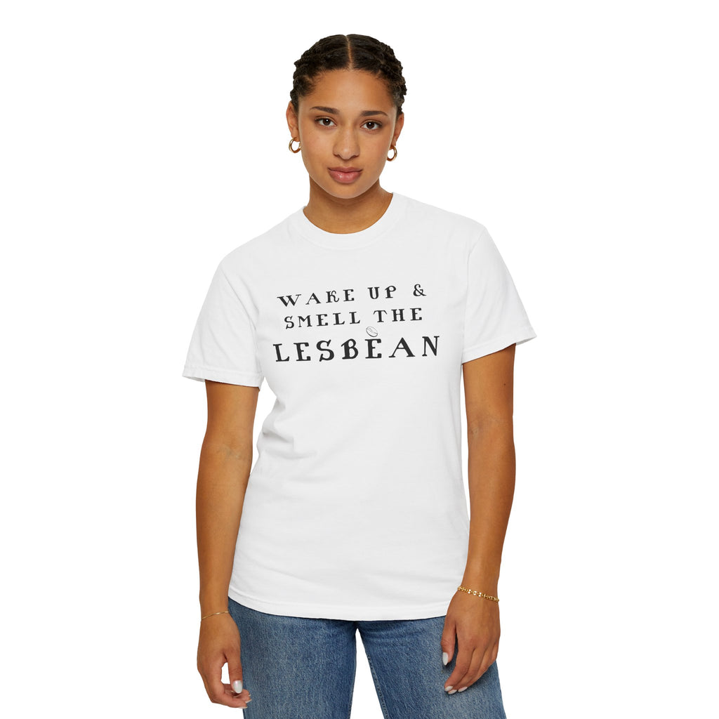 Lesbean T-Shirt — "Wake Up & Smell the Lesbean" Gay Pride Tee