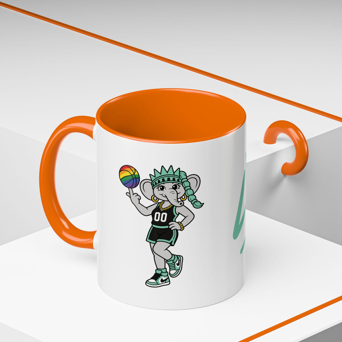 Big Ellie New York Liberty Basketball Coffee Mug — 11/15oz