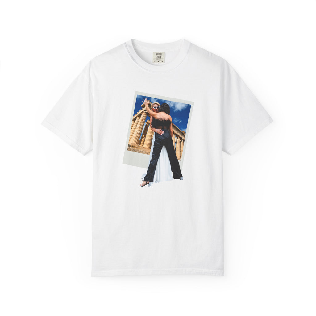 Retro Polaroid 2 Girls in Athens Vintage Graphic T-shirt LGBTQ