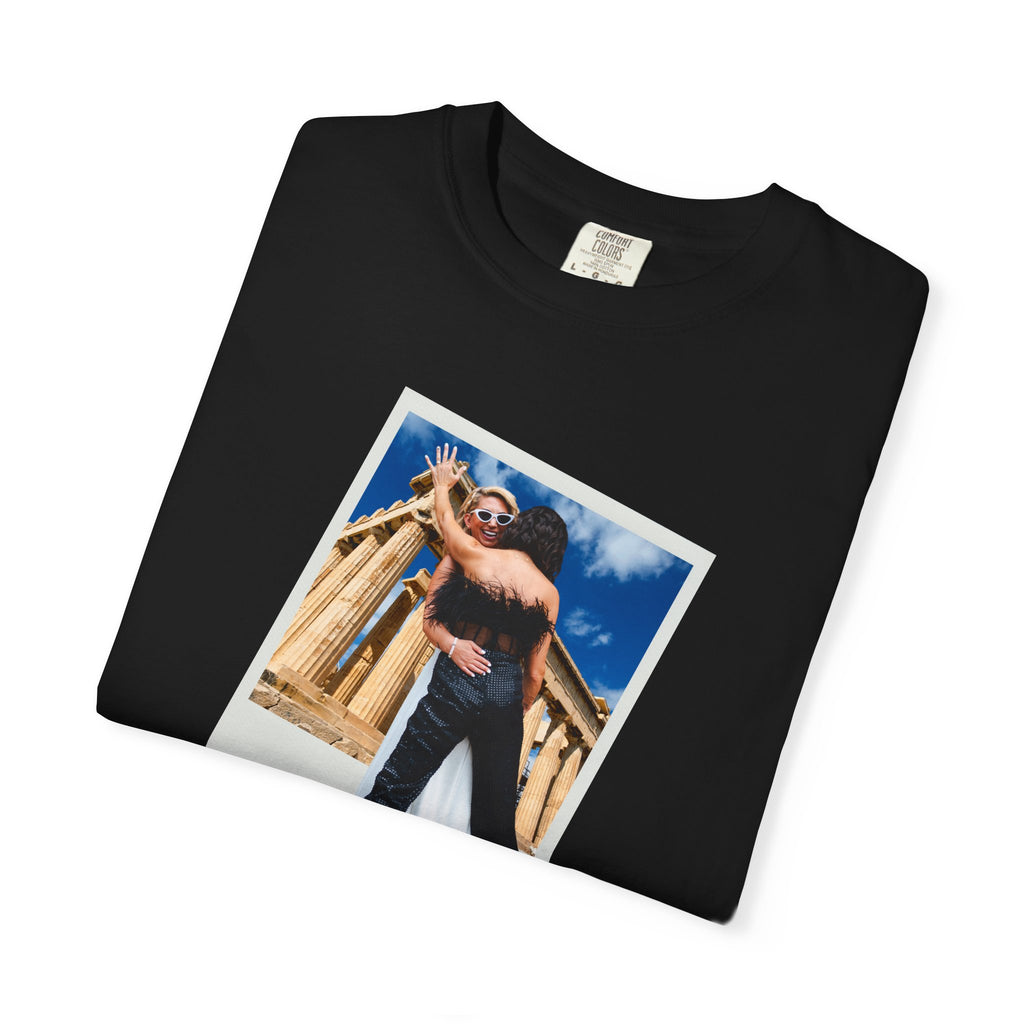 Retro Polaroid 2 Girls in Athens Vintage Graphic T-shirt LGBTQ