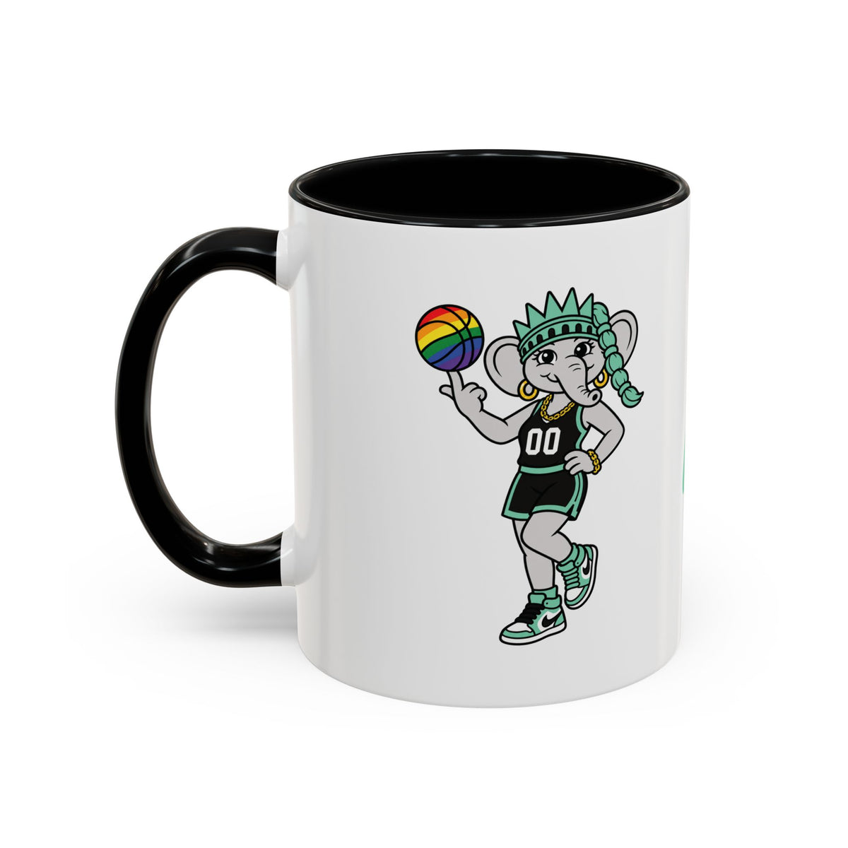 Big Ellie New York Liberty Basketball Coffee Mug — 11/15oz