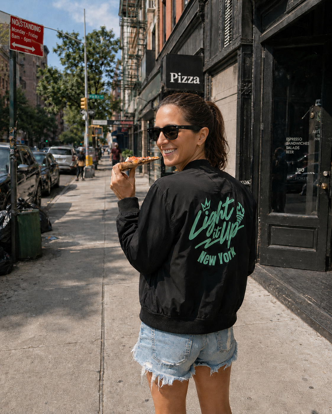 Bomber Jacket - 'Light it Up' and Big Ellie