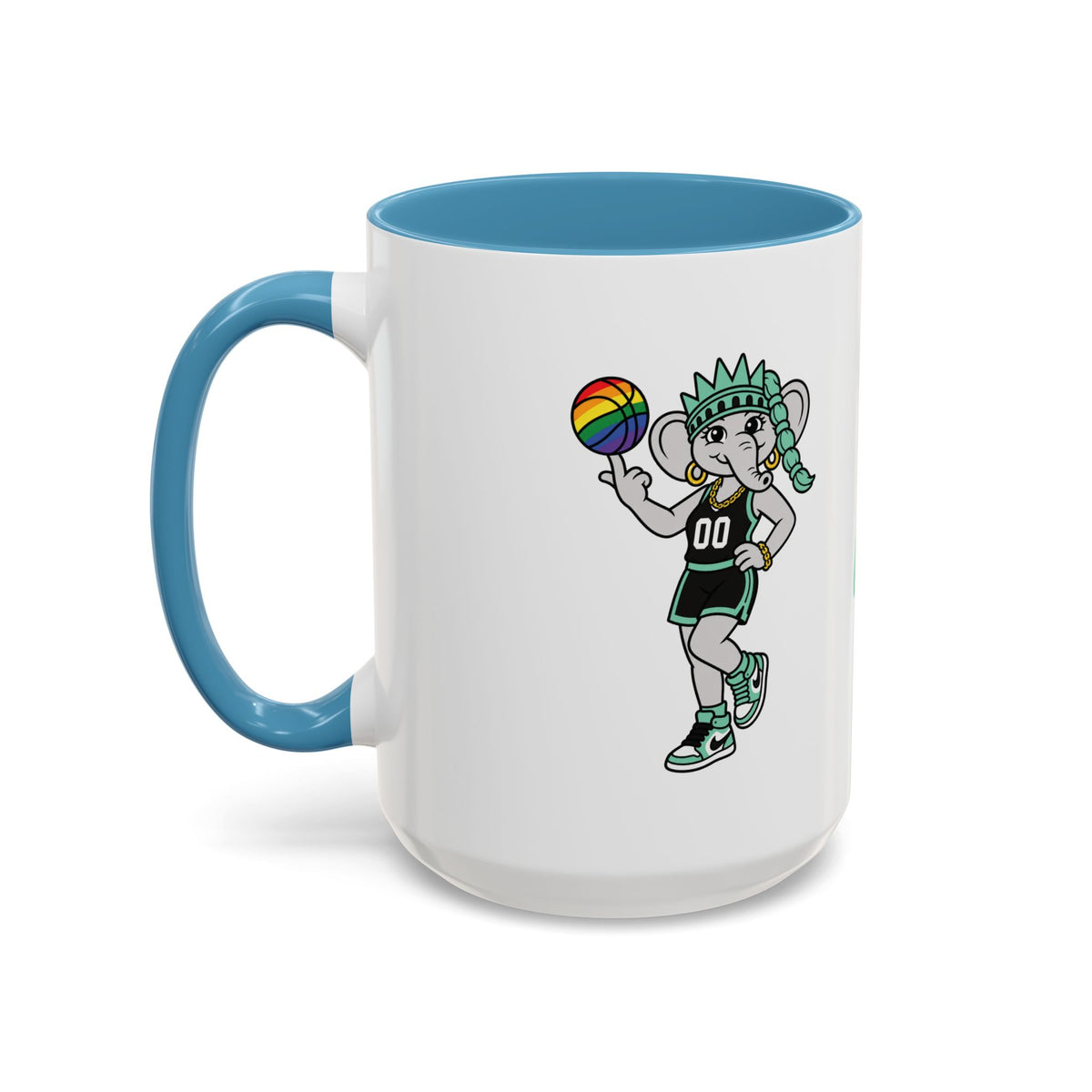Big Ellie New York Liberty Basketball Coffee Mug — 11/15oz