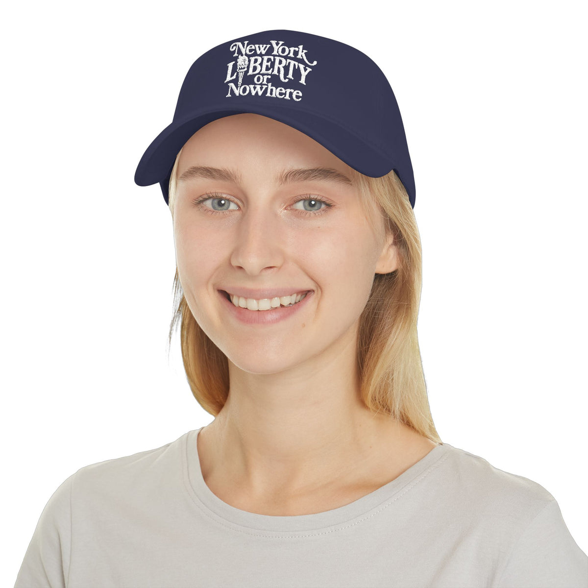 New York Liberty or Nowhere Baseball Cap - Low Profile