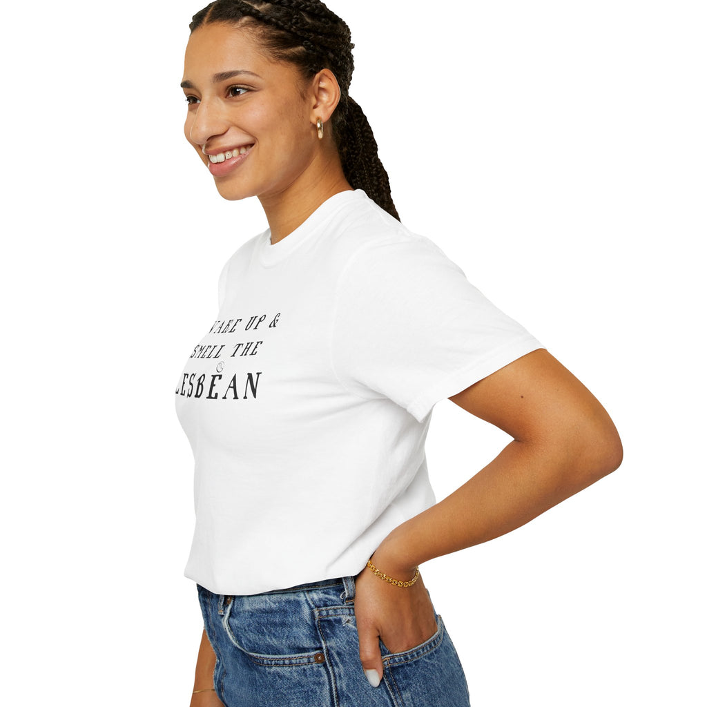 Lesbean T-Shirt — "Wake Up & Smell the Lesbean" Gay Pride Tee