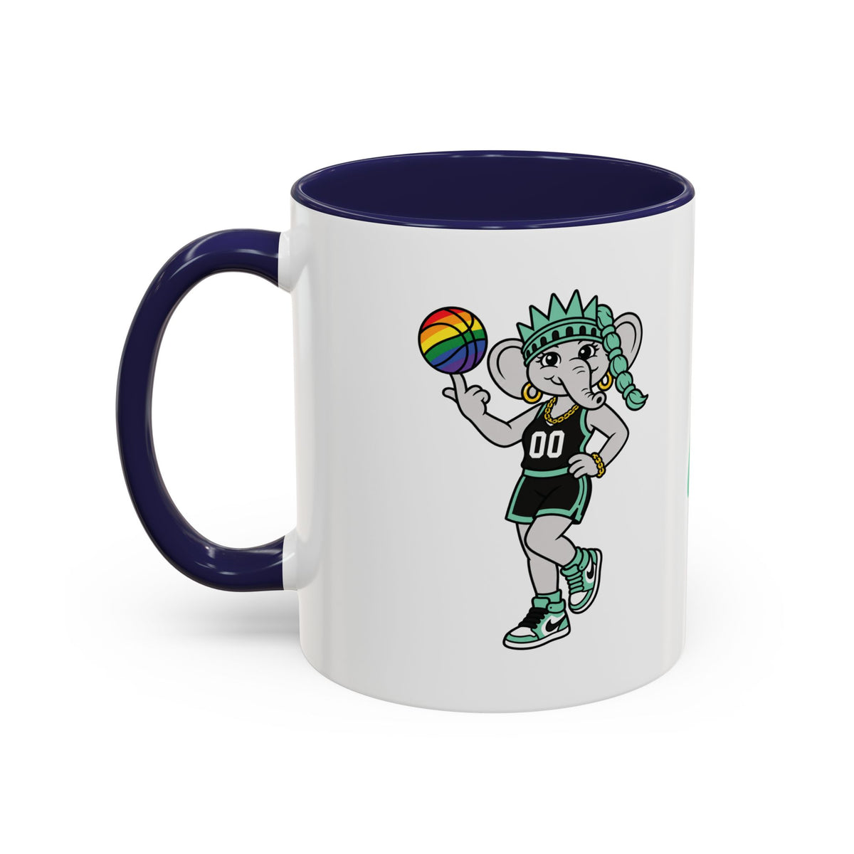 Big Ellie New York Liberty Basketball Coffee Mug — 11/15oz