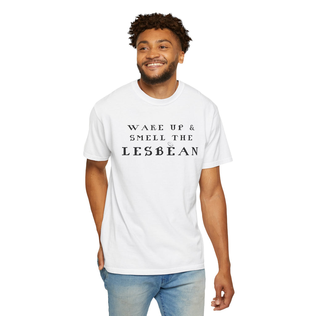 Lesbean T-Shirt — "Wake Up & Smell the Lesbean" Gay Pride Tee