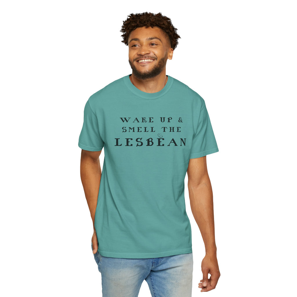 Lesbean T-Shirt — "Wake Up & Smell the Lesbean" Gay Pride Tee