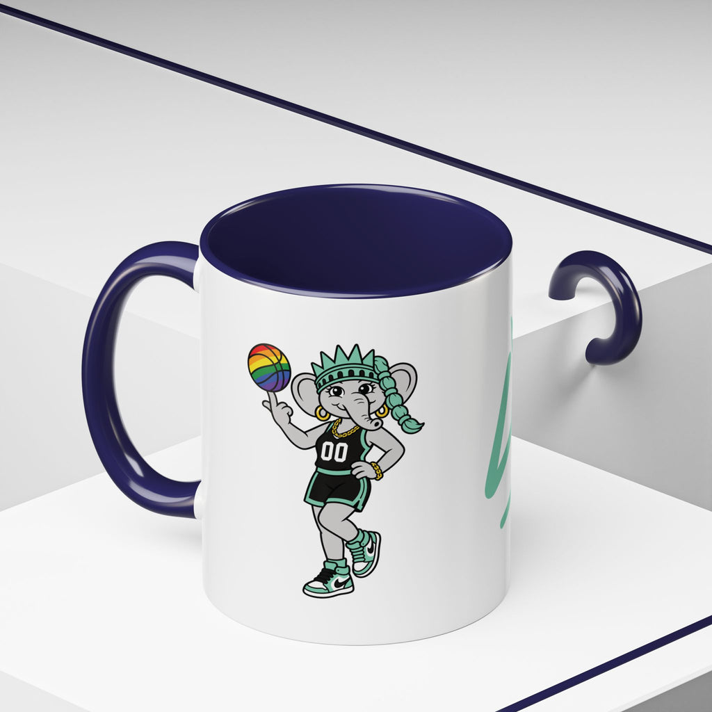 Big Ellie New York Liberty Basketball Coffee Mug — 11/15oz