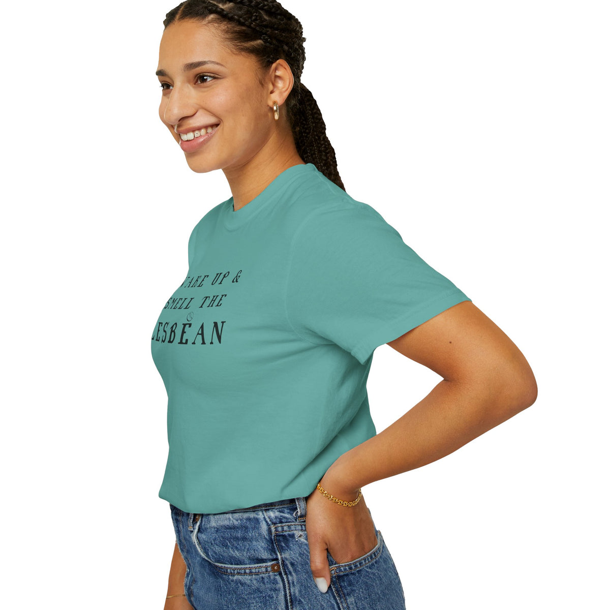 Lesbean T-Shirt — "Wake Up & Smell the Lesbean" Gay Pride Tee