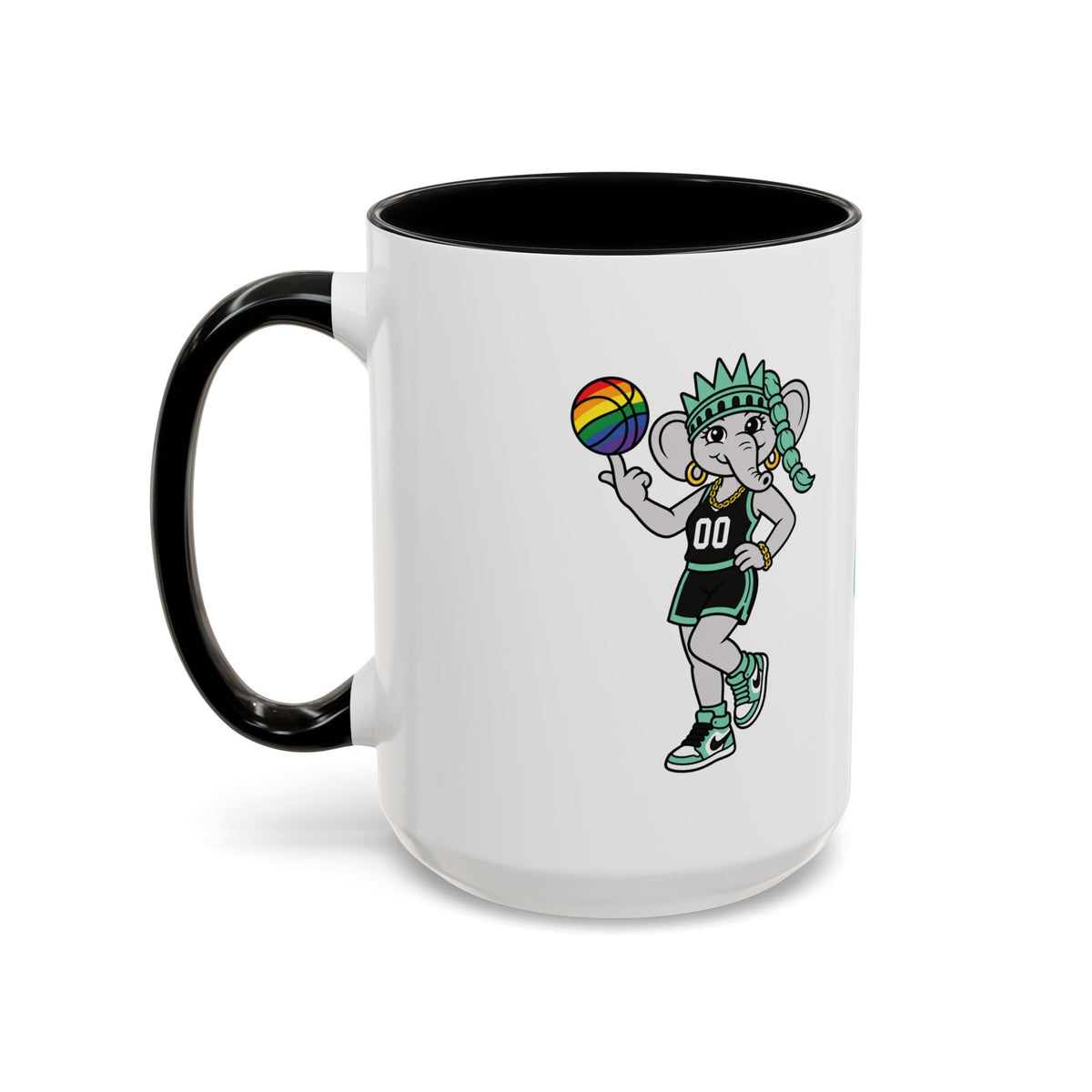 Big Ellie New York Liberty Basketball Coffee Mug — 11/15oz