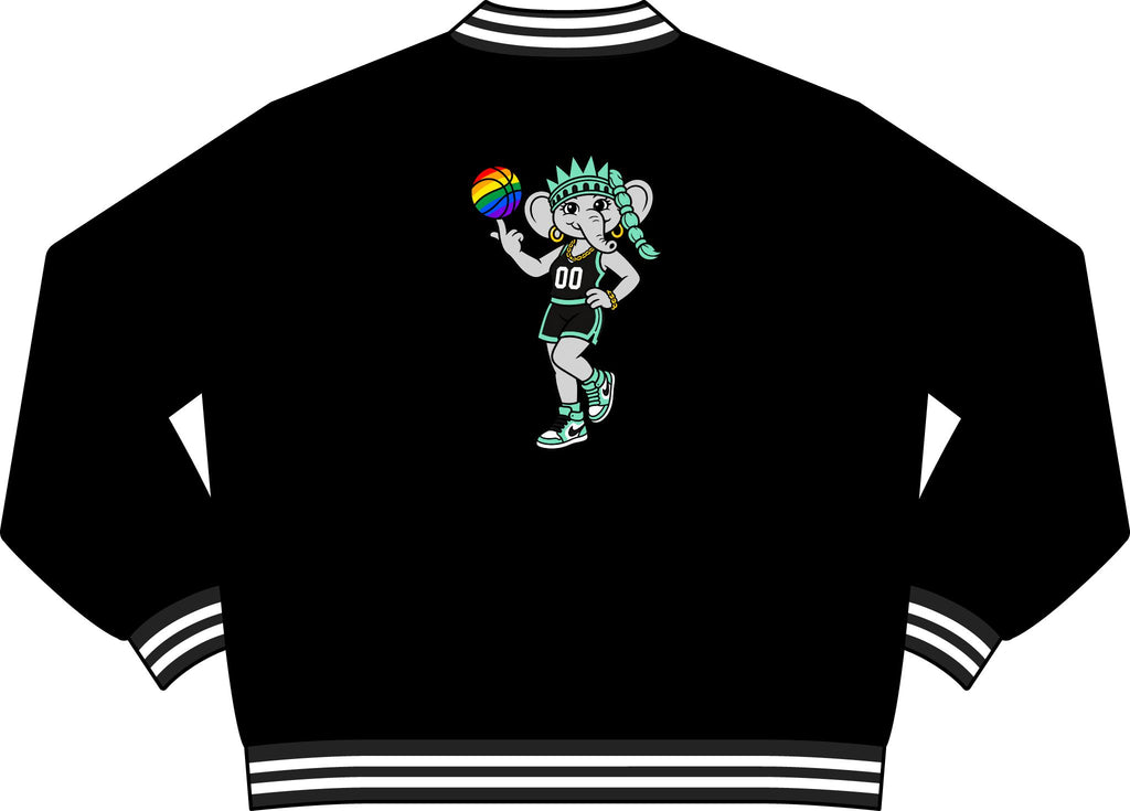 Varsity Bomber Jacket New York Fans - Liberty - Big Ellie Pride