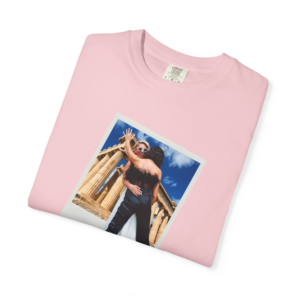 Retro Polaroid 2 Girls in Athens Vintage Graphic T-shirt LGBTQ