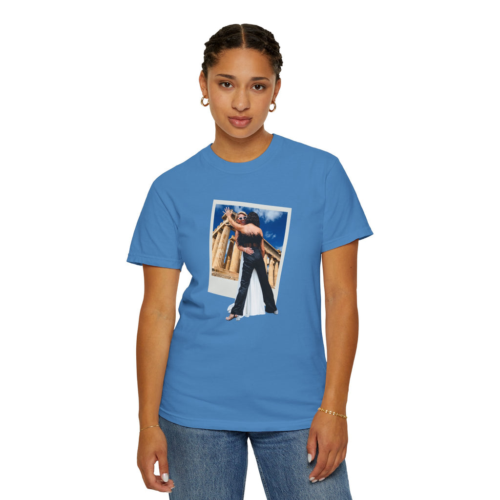Retro Polaroid 2 Girls in Athens Vintage Graphic T-shirt LGBTQ