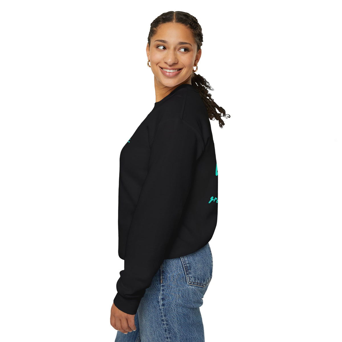 Brew Brew Coffee & Cocktails - Woman & Martini Sweatshirt