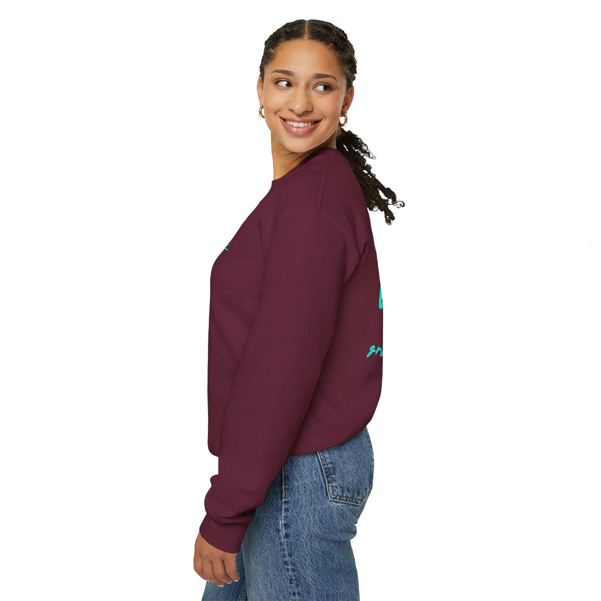 Brew Brew Coffee & Cocktails - Woman & Martini Sweatshirt