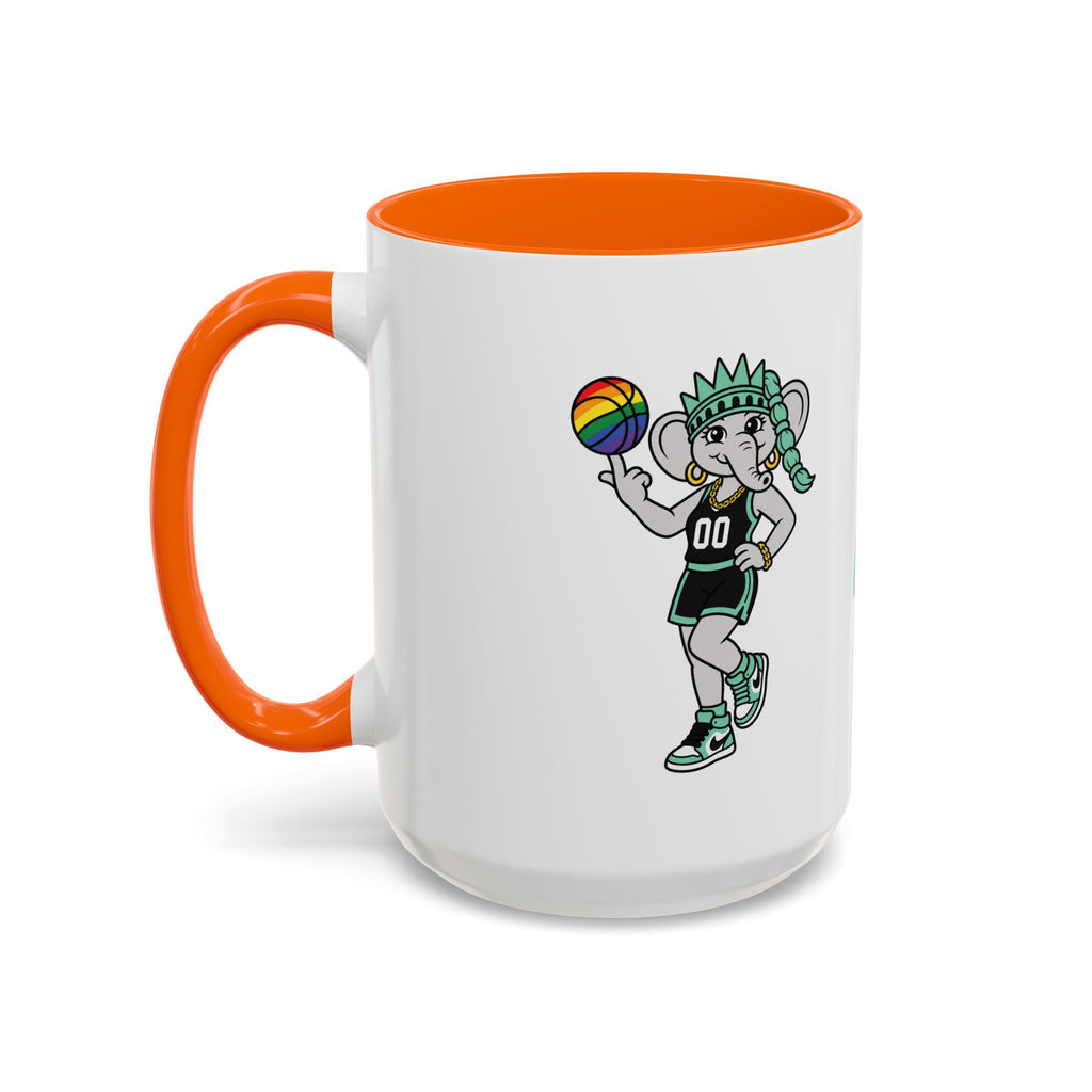 Big Ellie New York Liberty Basketball Coffee Mug — 11/15oz