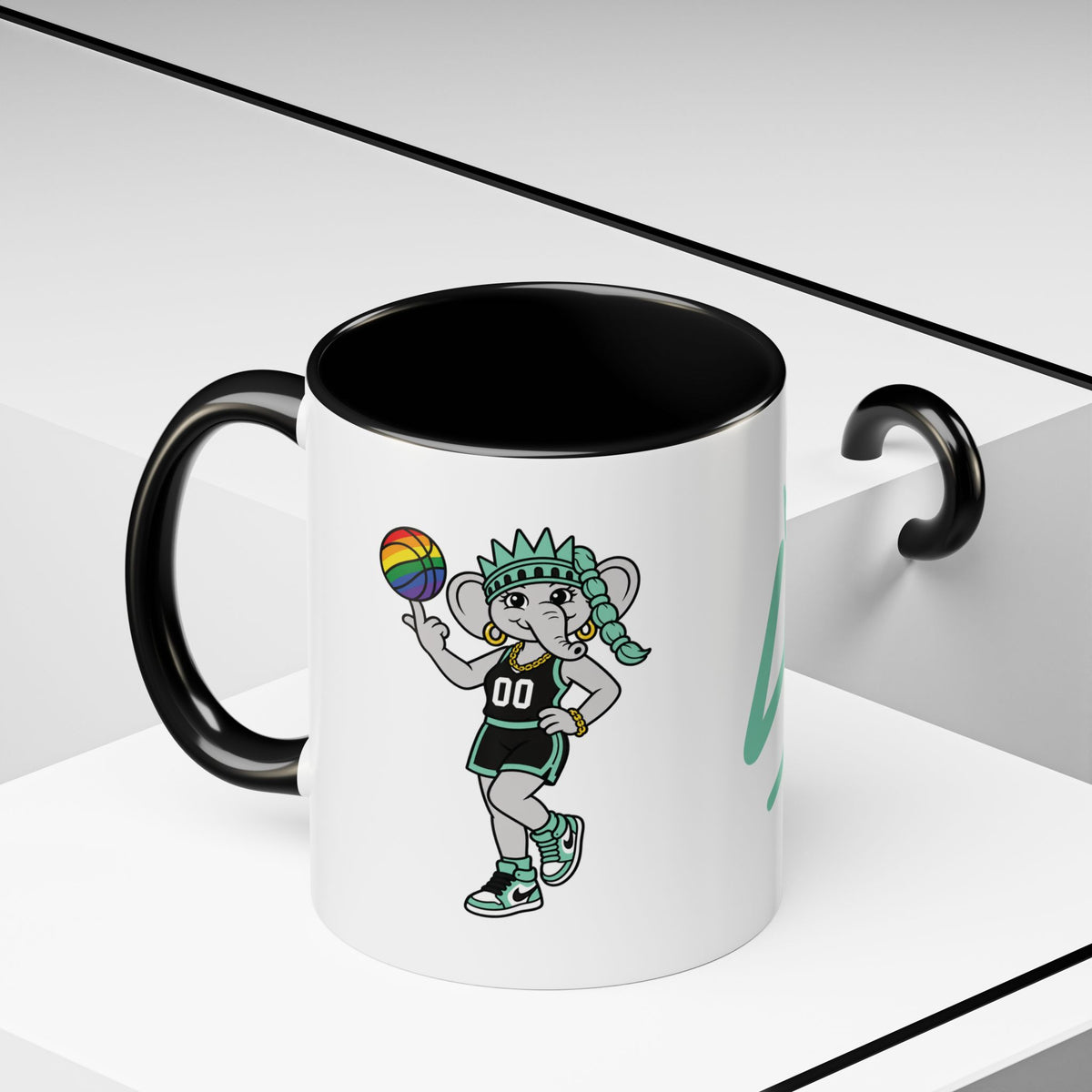 Big Ellie New York Liberty Basketball Coffee Mug — 11/15oz