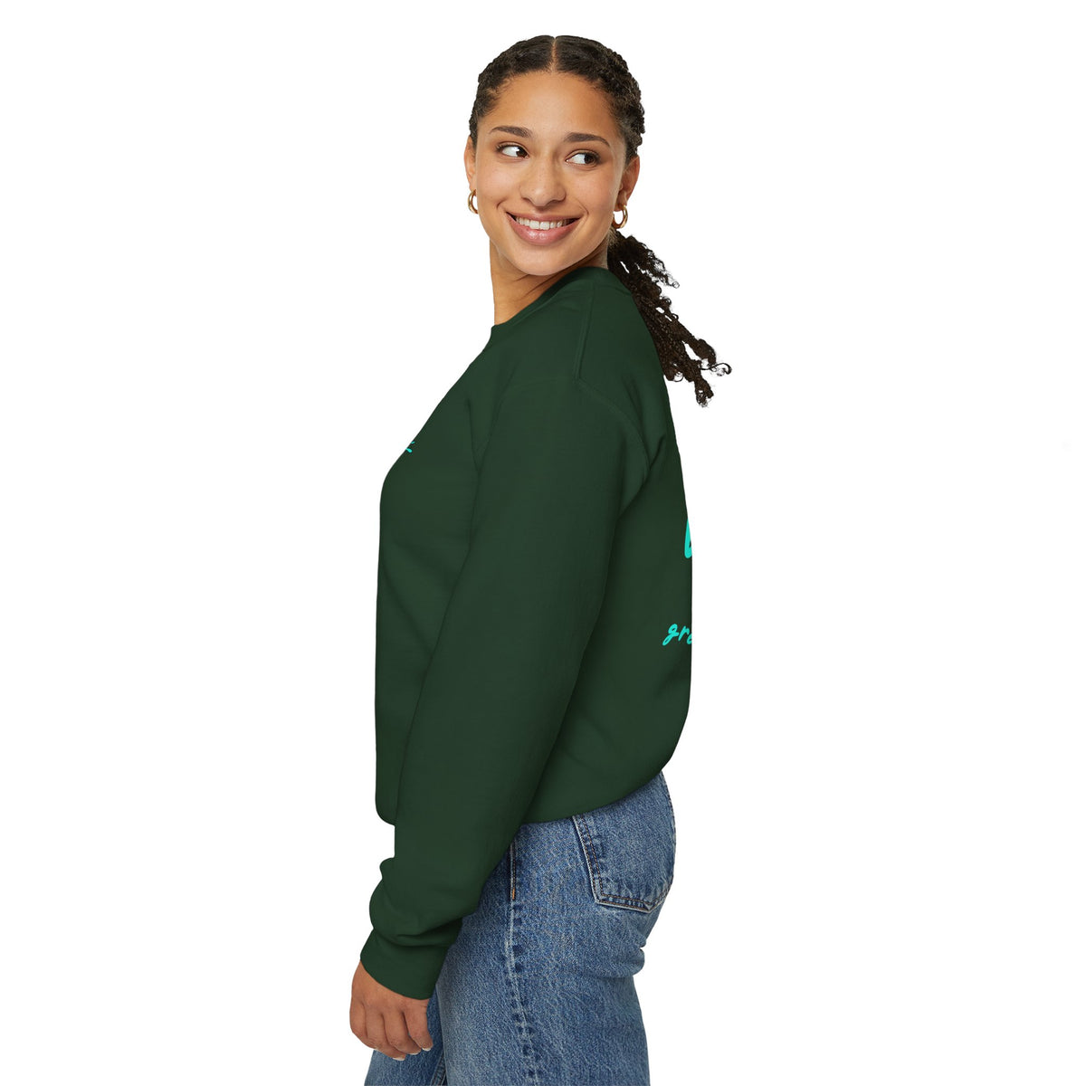 Brew Brew Coffee & Cocktails - Woman & Martini Sweatshirt