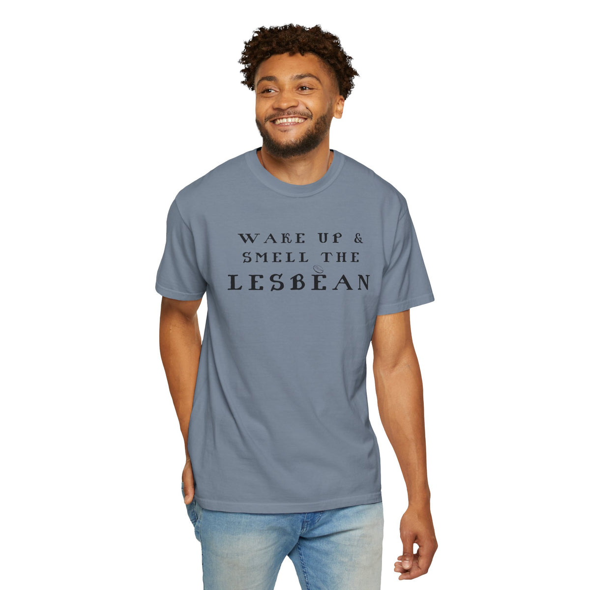 Lesbean T-Shirt — "Wake Up & Smell the Lesbean" Gay Pride Tee