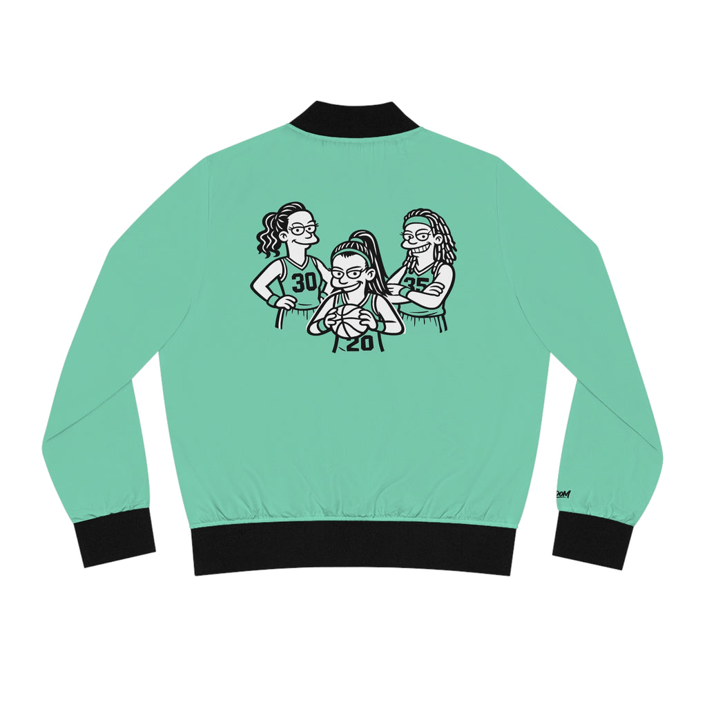 NY liberty jacket seafoam grean stewie sabrina jones