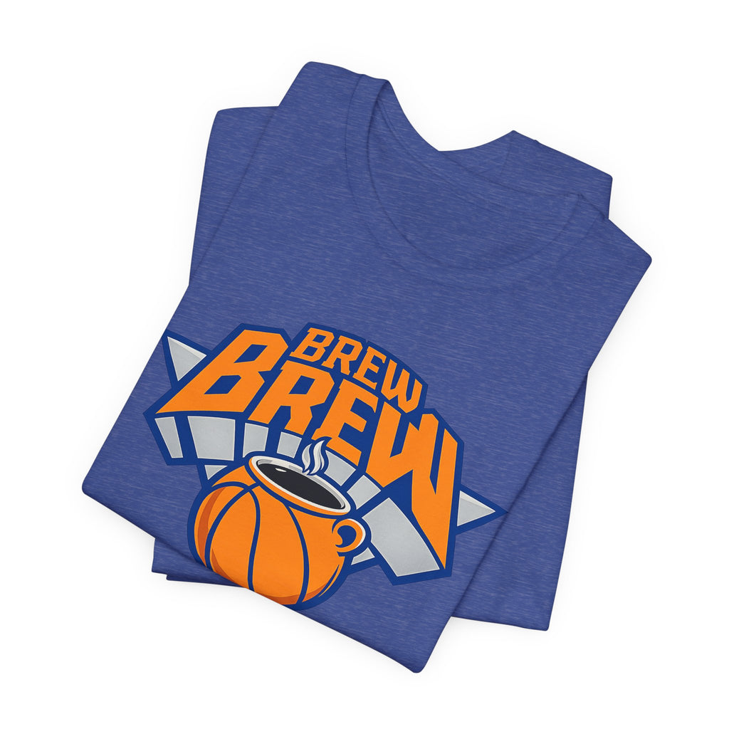 knicks shirt front coffee and basketball